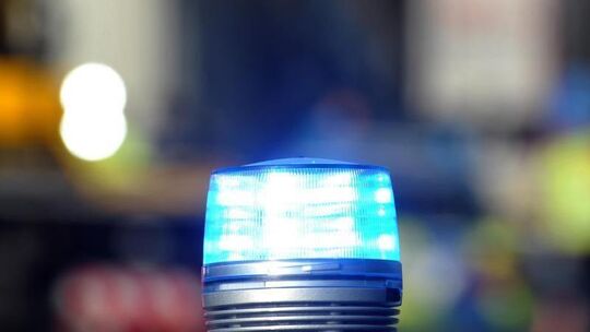 Einzelnes Polizei-Blaulicht