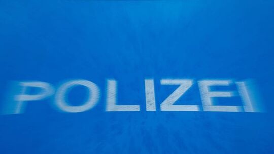 Schriftzug «Polizei»