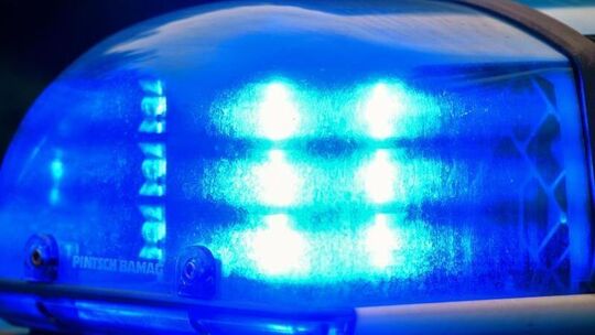 Blaulicht auf Polizeiwagen