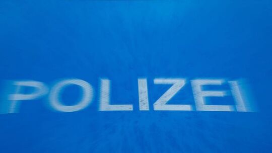 Schriftzug «Polizei»