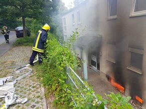Mehrfamilienhaus in Kirn brennt am Freitagnachmittag.