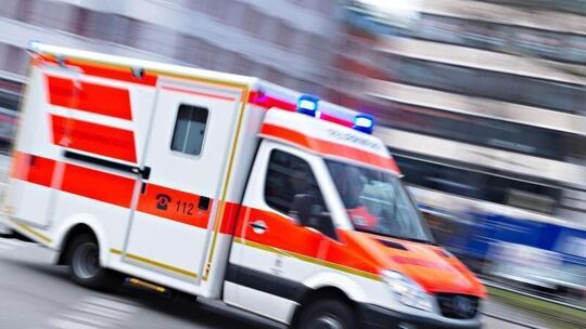 Rettungswagen im Einsatz
