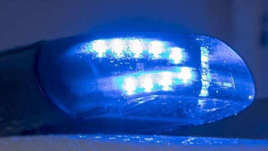 Ein Blaulicht der Polizei