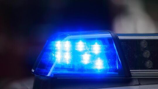Blaulicht auf Polizeiauto