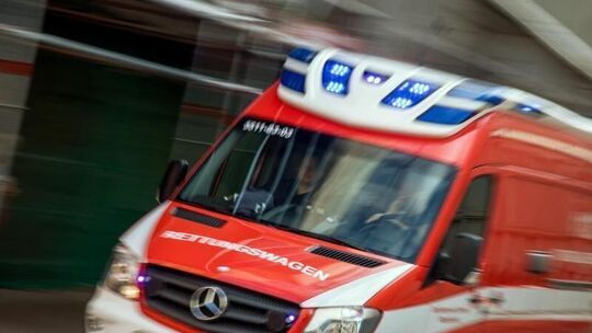Rettungswagen im Noteinsatz