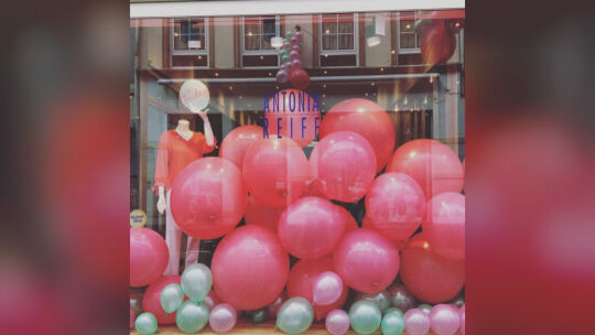 Ein Hingucker - Luftballons, wohin man auch blickte