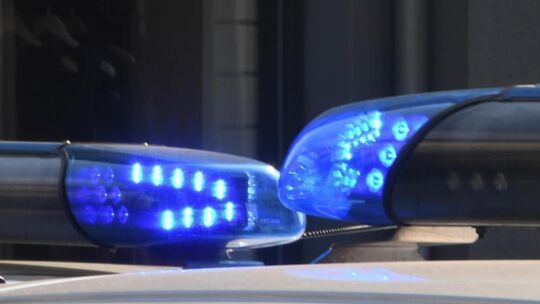 Polizei mit Blaulicht