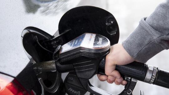An der Tankstelle