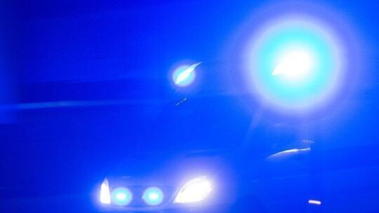Rettungswagen mit Blaulicht