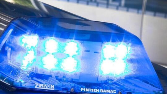 Polizei mit Blaulicht