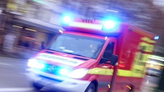 Rettungswagen im Einsatz