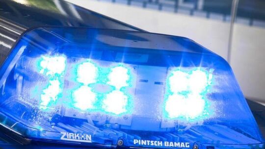 Blaulicht einer Polizeistreife