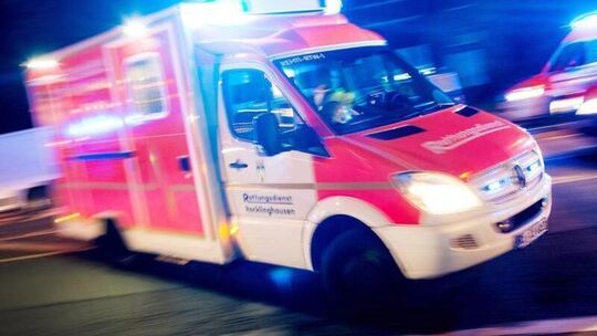 Ein Rettungswagen der Feuerwehr