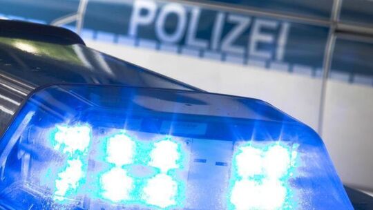 Blaulicht einer Polizeistreife