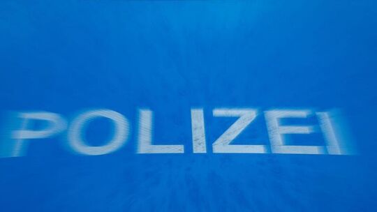 Schriftzug «Polizei»
