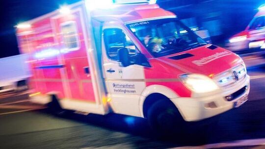Rettungswagen im Einsatz