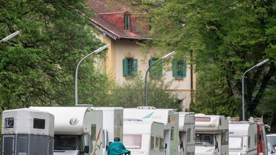 Parkplatznot durch Wohnmobile
