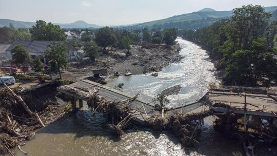 Unwetter in Rheinland-Pfalz