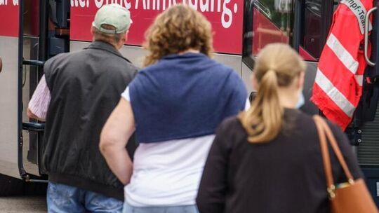 Impfkampagne mit Bussen