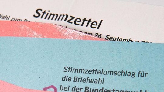 Briefwahl bei der Bundestagswahl 2021