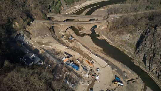 Rotweinstraße im Ahr-Flutgebiet