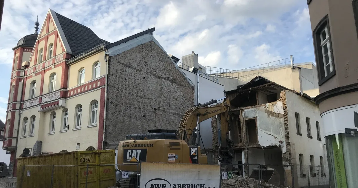 Stadtbild ändert sich Das alte „Haus Zipp“ in Lahnstein ist nun
