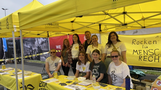 Amnesty International bei Rock am Ring