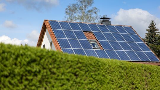 Photovoltaikanlage auf Hausdach