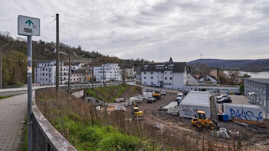 Bauarbeiten neue Paffendorfer Bruecke