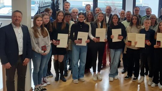 Sportlerehrung 2023 der VG Rengsdorf-Waldbreitbach im Rathaus Rengsdorf