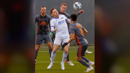 Rheinlandliga Saison 22/23Spiel HWW Niederrossbach - TSV Emmelshausenam 04.03.2023 in Niederrossbach, Kunstrasenplatz