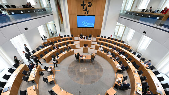 Untersuchungsausschuss "Flutkatastrophe" in Mainz