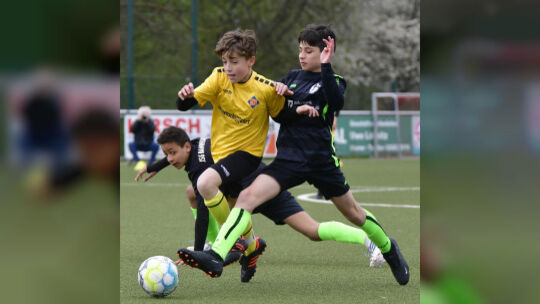 Fussball, Rheinlandliga D-Junioren, JSG Hammer Land - Niederhausen vs- TuS Koblenz, 29.04.2023