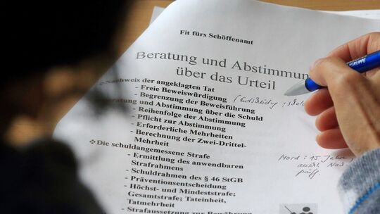 Justiz sucht Schöffen