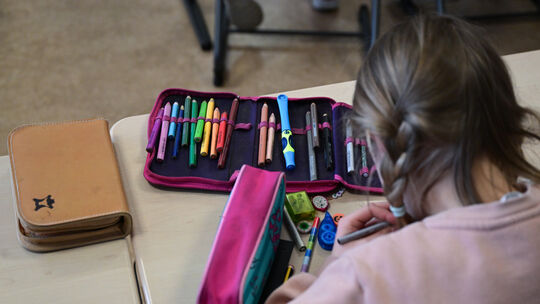 Unterricht in einer Grundschule