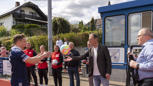 Sportplatz Einweihung St-Katharinen