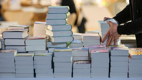 Leipziger Buchmesse - Vor Eröffnung