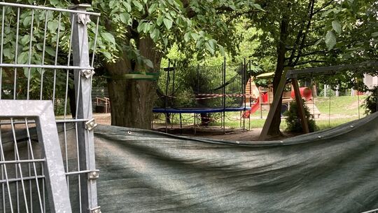 Vandalismus in Rübenach: Kaputtes Trampolin