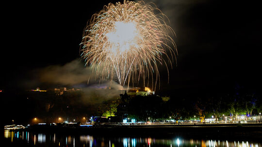Rhein in Flammen in Koblenz