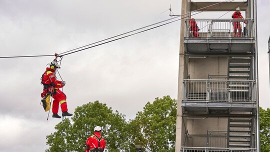 Indienststellung der Höhenrettungsgruppe der Berufsfeuerwehr Koblenz