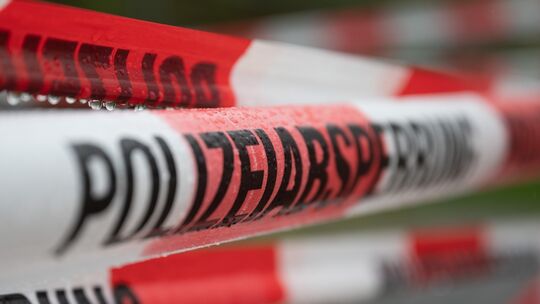 Absperrband der Polizei