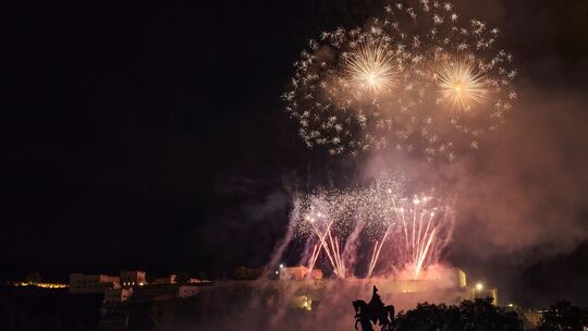 Koblenzer Sommerfest und Rhein in Flammn