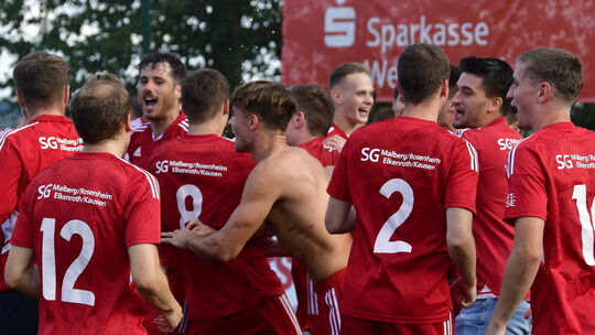 Fussball, Rheinlandliga, SG Malberg vs. VfB Wissen, 26.08.2023