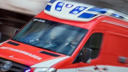 Rettungswagen im Noteinsatz