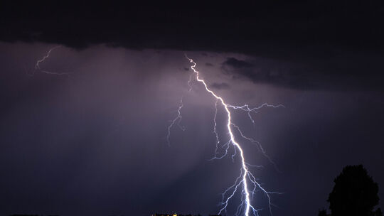 Gewitter in Sachsen