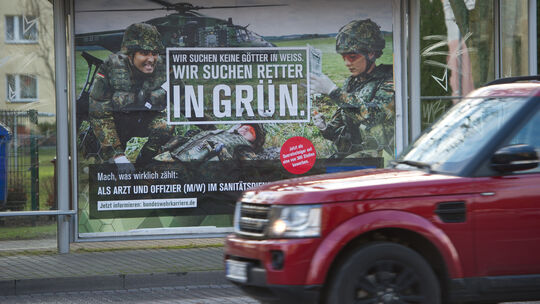 Werbung um Arbeitnehmer bei der Bundeswehr