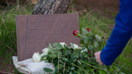 Gedenkkundgebung für Samuel Yeboah