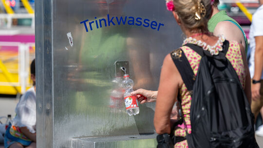 Maßnahmen zur Abkühlung in der Stadt
