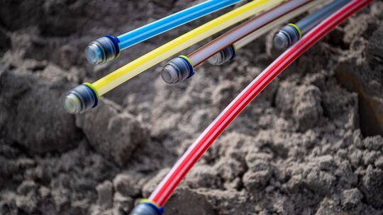 Ausbau des Glasfasernetzes