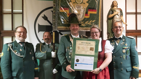 Bundeskönig Michael Kaul Schützen Leubsdorf